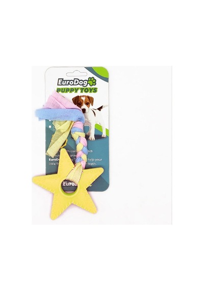 Eurodog - 560 - Puppy Toys Sarı Yıldız Diş - Metemıx - Kma Oy.