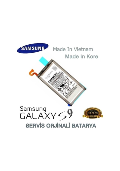 Samsung Uyumlu Galaxy S9 Batarya 3000Mah Eb-Bg960Abe G960 Servis Ürünü S