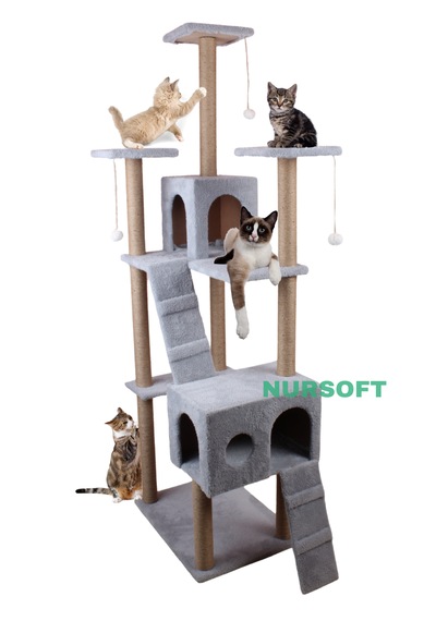 Nursoft Cat City- Rezidans Kedi Tırmalama Evi