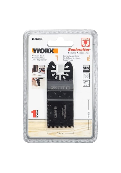Worx Wa5016 Çok Amaçlı Raspalama Makinesi İçin 35x40mm Ahşap Ve Pvc Universal Hassas Kesme Bıçağı