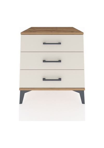 Kronos Komodin 3 Çekmeceli 60x59x64 Çam-aytaşı Çam