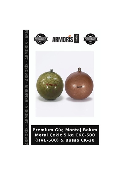 Premium Güç Montaj Bakım Metal Çekiç 5 Kg Ckc-500 Hve-500 & Busso Ck-20