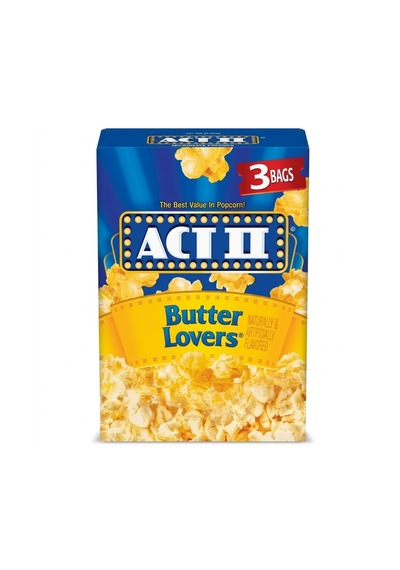Act Iı Butter Lovers Microwave Popcorn 234g