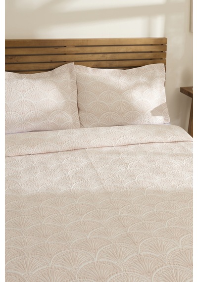 Kaşmir Home Aurora Çift Kişilik Yatak Örtüsü Takımı Rose Pembe