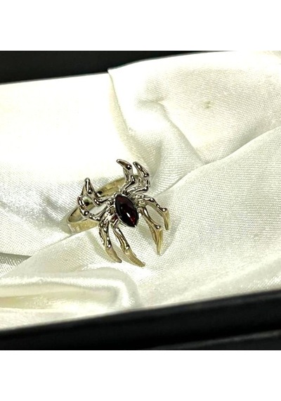 Dükkan Design Kırmızı Tarantula Ayarlanabilir Yüzük Kırmızı