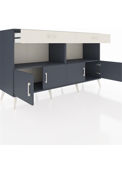 Hyperion Konsol 2 Raflı 2 Çekmeceli 4 Kapaklı 176x44x99 Antrasit- Antrasit-antrasit/aytaşı Hyperion Konsol 2 Raflı 2 Çekmeceli 4 Kapaklı 176x44x99 Antrasit- Antrasit-antrasit/aytaşı