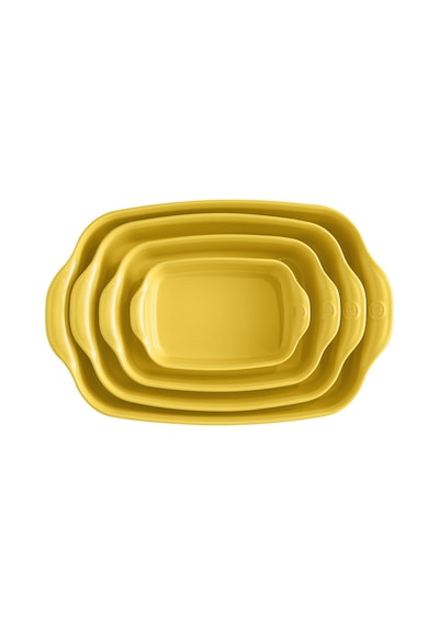 Emile Henry Fırın Kabı Dikdörtgen 30 X 19 Cm - Mat Sarı/provence Yellow Mat Sarı
