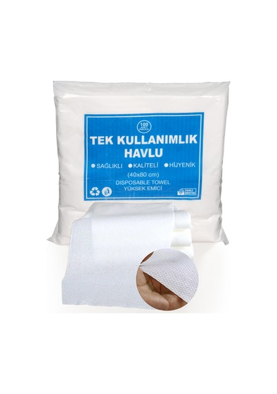 Gürbey Pazarlama Tek Kullanımlık Havlu 40 x 80 CM 100 Adet