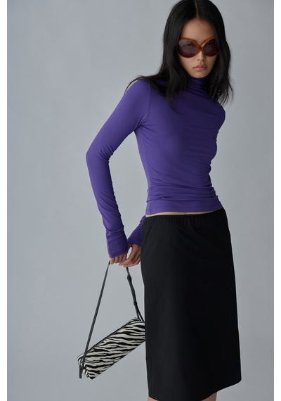 Suud Collection Mor Boğazlı Body