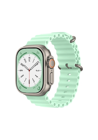 Newface Apple Watch 42mm Ocean Kordon - Açık Yeşil Açık Mor