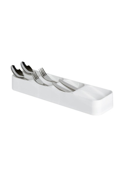 5 Bölmeli Çekmece Içi Kaşıklık 39x11x5 Cm Plastik Gri Diğer