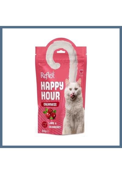 Buradabulabilirsin Reflex Happy Hour Sakinleşmeyi Destekleyici Kedi Ödül Maması 60 Gr Bbz