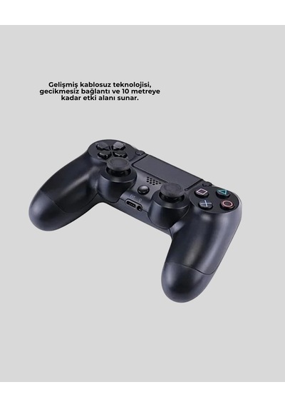 Buğz Ps4 Kablosuz Oyun Kolu Gecikmesiz Bağlantılı Ergonomik Tasarımlı