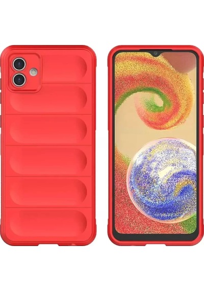 Newface Samsung Galaxy A05 Kılıf Optimum Silikon - Kırmızı