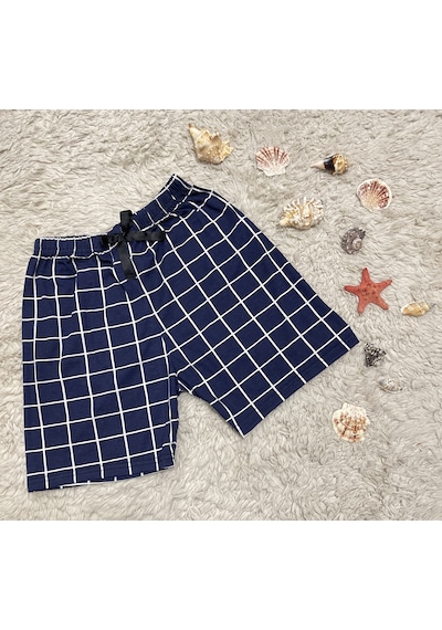 %100 Pamuk Kadın Yüksek Bel Dört Mevsim Şort Pijama