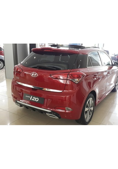 Hyundai İ20 Krom Bagaj Alt Çıtası - Çıta Paslanmaz 2015 - 2018