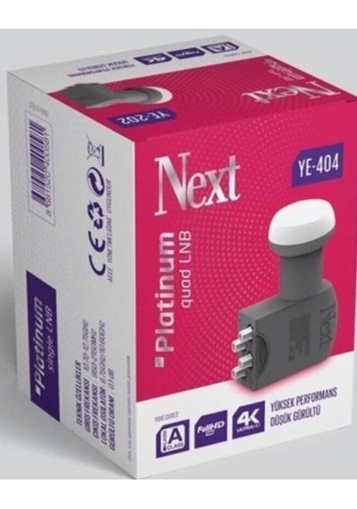 NEXT DÖRTLÜ LNB 404  Dört Çıkışlı Platınum Lnb Next