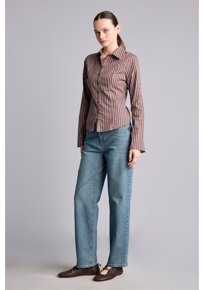 Defacto Comfort Straıght Normal Bel Bilek Boy Jean Yıkamalı Pantolon G8878ax26aunm28 Mavi-nm28