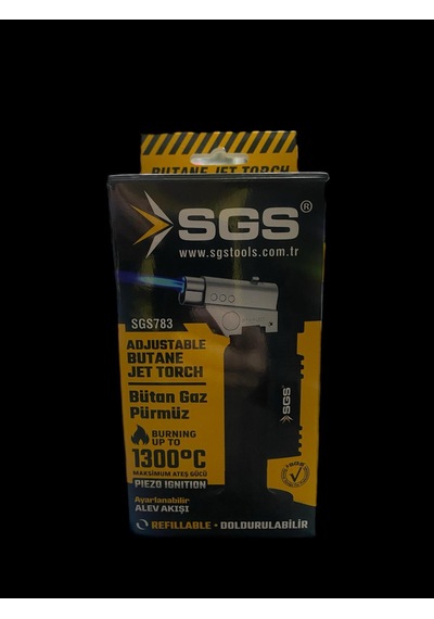 Sgs 783 Jet Torch Pürmüz Çakmak Tipi 1300c Siyah