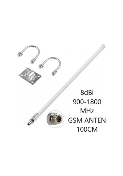 Gsm Lte Anten 8 Dbi Outdoor 900-1800mhz Marine Tipi Anto-gsm8