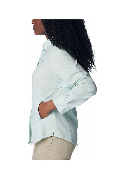 Columbia Womens Tamiami Iı Ls Shirt Kadın Uzun Kollu Gömlek Yeşil Fl7278-330 001
