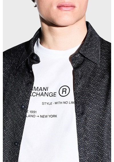 Armani Exchange Erkek Gömlek Xm002280 Af13235 Fc304 Siyah