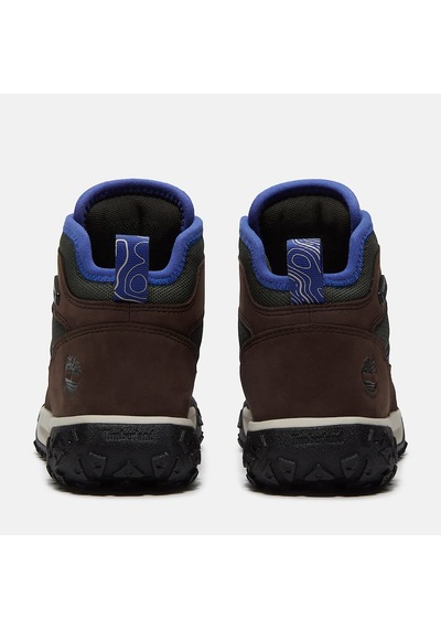 Timberland Motion 6 Mid Bungee Waterproof Çocuk Sneakers-34022 Koyu Kahverengi