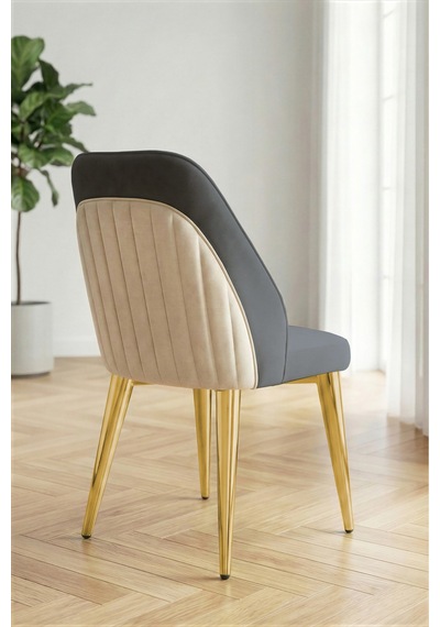 Sanderya Nordic Serisi Krem-antrasit 6 Adet Modern Yemek Masası Sandalyesi Mutfak & Salon Sandalyesi Krem - Antrasit - Gold Sanderya Nordic Serisi Krem-antrasit 6 Adet Modern Yemek Masası Sandalyesi Mutfak & Salon Sandalyesi Krem - Antrasit - Gold