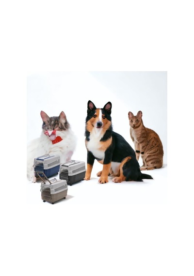 Imac Kim 60 Tekerlekli Kedi Köpek Taşıma Çantası Mavi 60 X 40 X 45 Cm