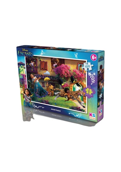 Disney Encanto Mirabel 100 parça Lisanslı Frame Puzzle/Yapboz