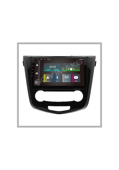 Govimaks Nıssan Qashqai Manuel 2014-2021 Uyumlu 4 Gb Ram 64 Gb Hafıza Androıd Multımedıa Teyp 10.1"