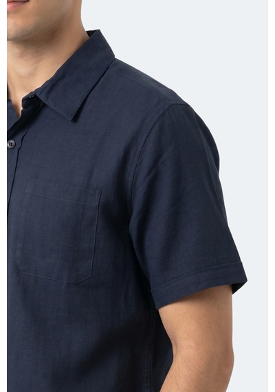Slazenger Kırtıda Erkek Indigo Gömlek