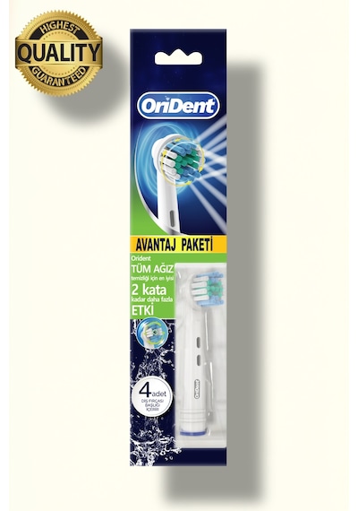 Pro Cleaning Oral-b Uyumlu 8 Adet Yedek Başlık Günlük Derin Temizlik & Premium Quality