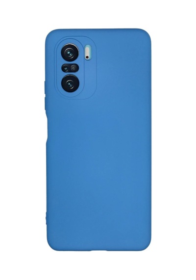 Xiaomi Poco F3 Kılıf Nano İçi Kadife Silikon - Mavi 0.2M-Çok Renkli