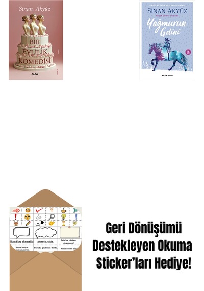 Bir Evlilik Komedisi + Yağmurun Gelini + Okuma Sticker'ları