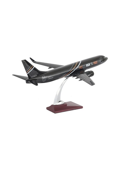 Zekupp Boeing /37-800 1/100 Ölçek FHTF 2 Sloganlı Model Uçak
