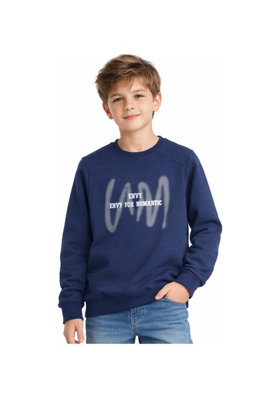 İrem Çocuk Giyim Erkek Çocuk Envy Yazılı Önü Sırtı Yazı Desenli Lacivert Renk Sweatshirt Lacivert İrem Çocuk Giyim Erkek Çocuk Envy Yazılı Önü Sırtı Yazı Desenli Lacivert Renk Sweatshirt Lacivert