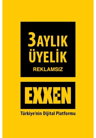 Exxen 3 Aylık Reklamsız Üyelik Paketi - Dijital Abonelik (537839490)