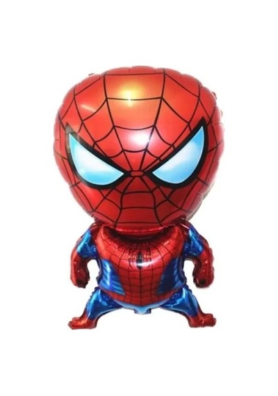 70 X 44 Cm Folyo Balon Spider - Helyuma Uyumlu Parti Ve Doğum Günü Balonu Çok Renkli