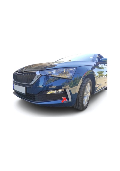 Skoda Scala Sis Far Kaşı - Krom 2 Parça Hb 2020+