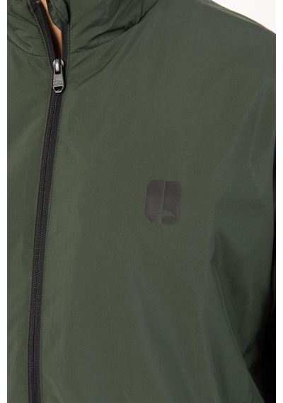 Maraton Sportswear Regular Erkek Dik Yaka Takma Kol Basic Yeşil Ceket 21871 YESIL Yeşil