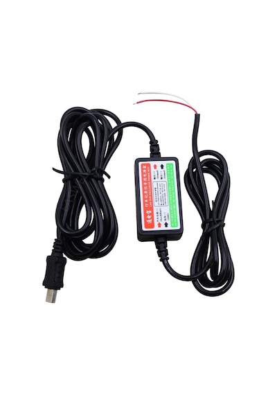 Rexing V1 Dvr Araç Kamerası Kayıt Cihazı V1p İçin Sabit Kablolu Usb Araç Şarj Cihazı Güç Kablosu Kiti