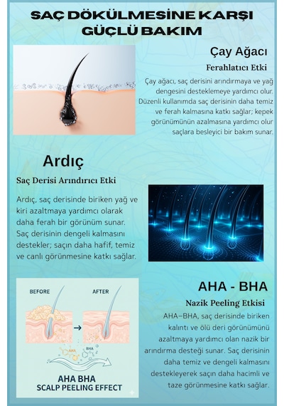 Elysian Essence Çay Ağacı & Ardıç Şampuanı 2 Adet Copper Peptidli Kepek Karşıtı Saç Bakımı 300 Ml Tüm Saç Tipleri
