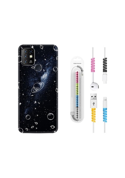 Infinix Hot 8 Kılıf Kablo Koruyuculu Galaxys 1898