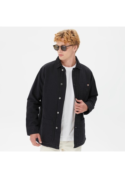 Dickies Duck High Pile Flce Line Chore Erkek Siyah Ceket