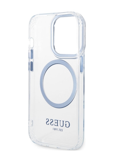 Apple Uyumlu iPhone 14 Pro Max Kılıf Guess Magsafe Şarj Özellikli Metal Kamera Çerçeveli Kapak