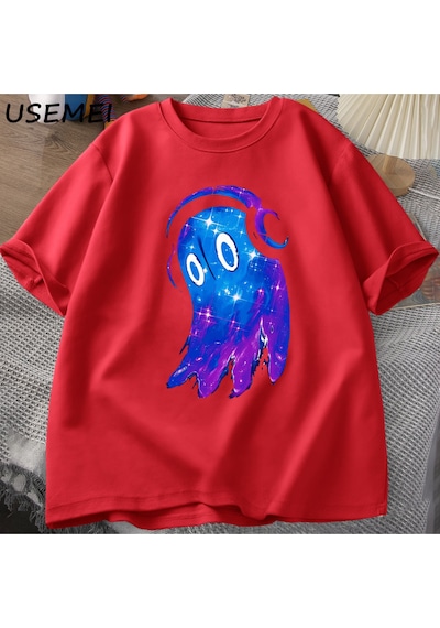 Flood Of Style Undertale Napstablook Müzik Hayalet T Shirt Rahat Pamuk Kısa Kollu Erkekler Sclothes O Boyun Beyaz