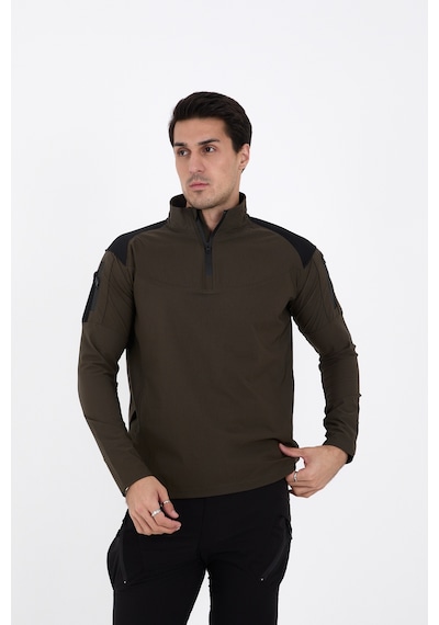 Camp Scoutland Camp137 Outdoor Tactical Su iticili Erkek Haki Taktik Sweatshirt Haki