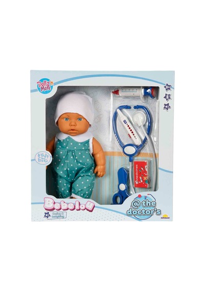 Doktor Setli Sesli Ağlayan Ve Gülen Oyuncak Bebek 32 Cm