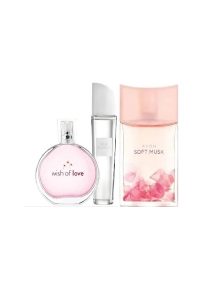 Pur Blanca + Soft Musk + Wish Of Love Edt 50 Ml Kadın Parfüm Seti 2336901456723 Diğer